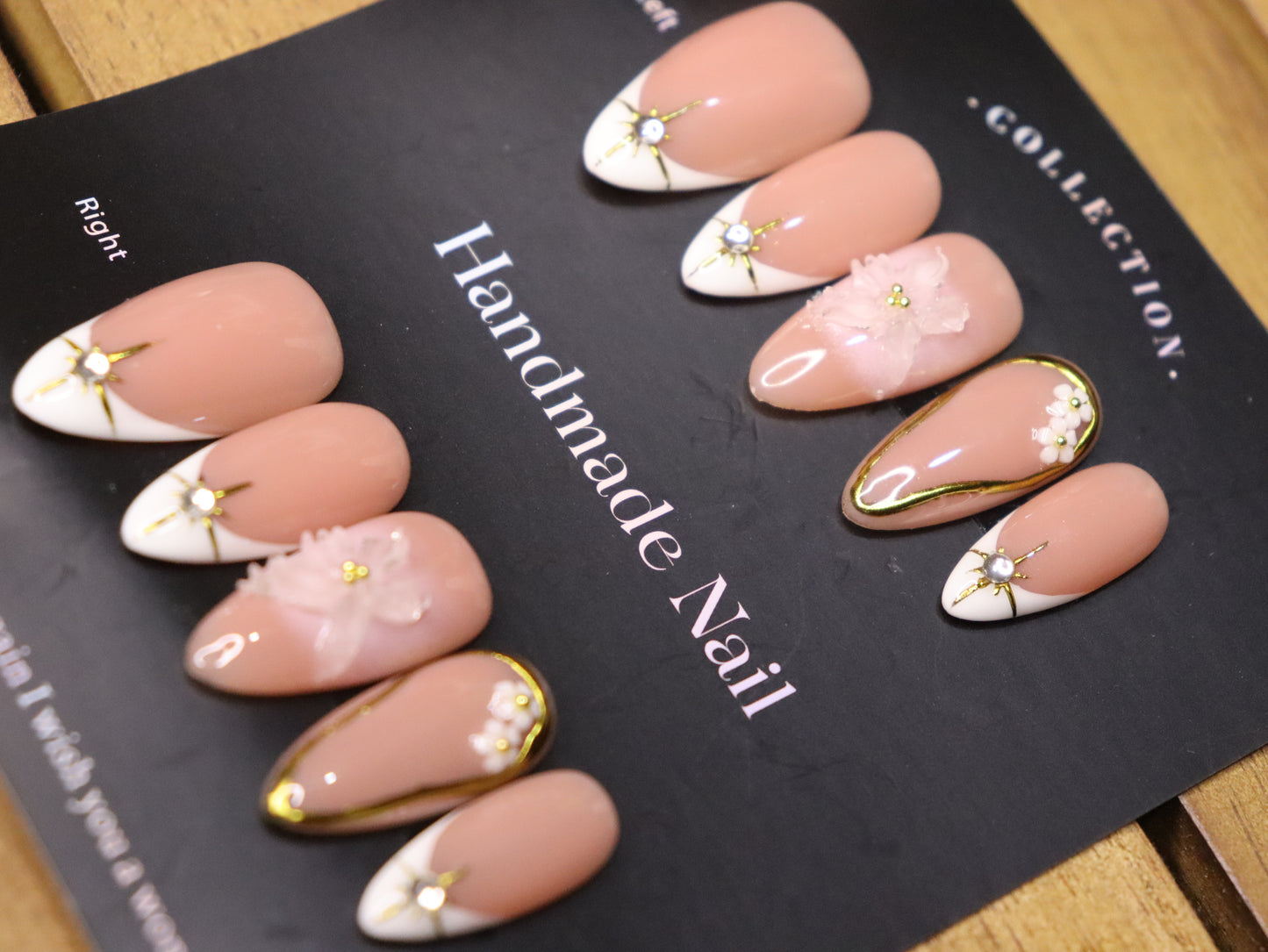 Snow Press On Nail